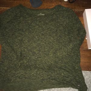 Oversized olive green American eagle sweater